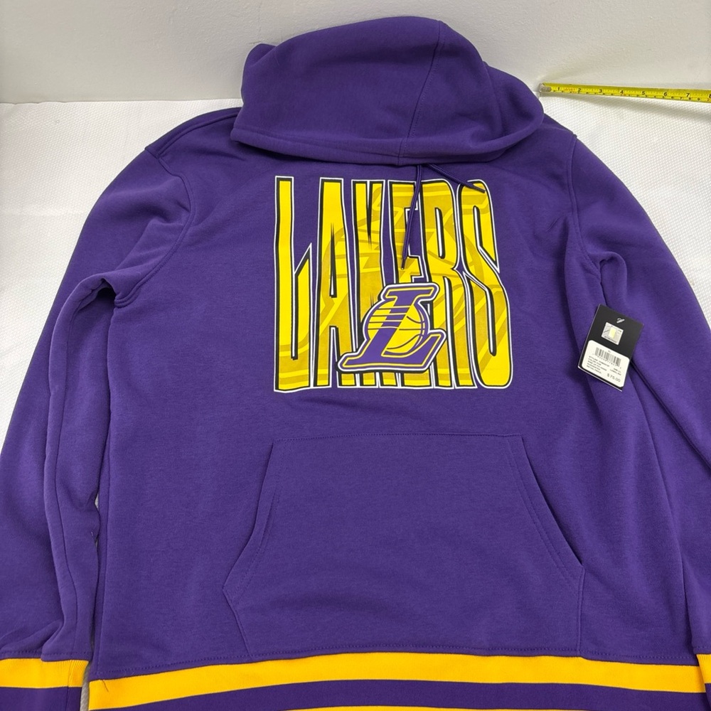 Mitchell & Ness Purple and Yellow Lakers Hoodie